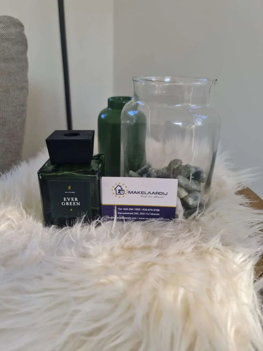 geblurde versie van de foto als achtergrond