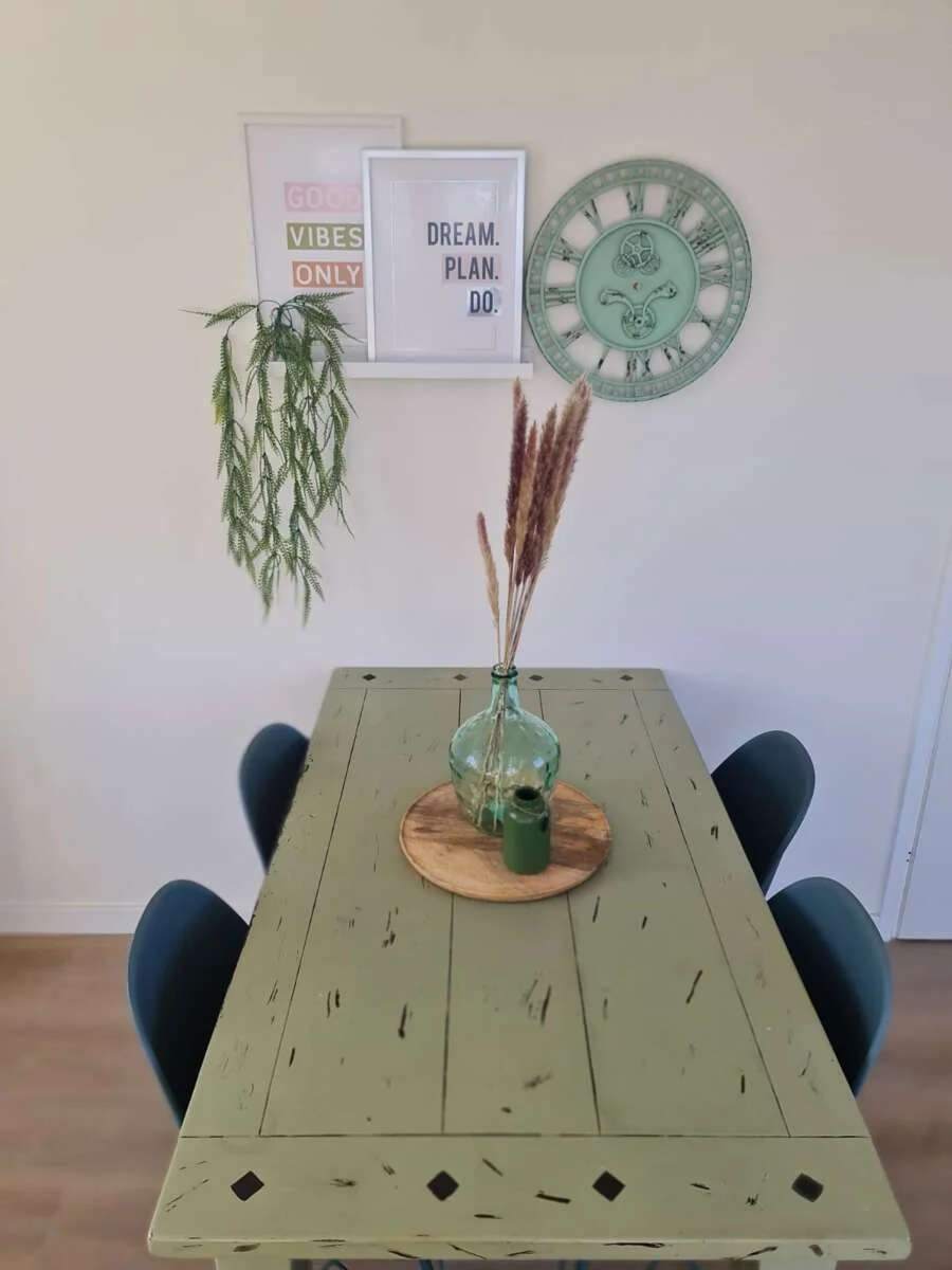 geblurde versie van de foto als achtergrond