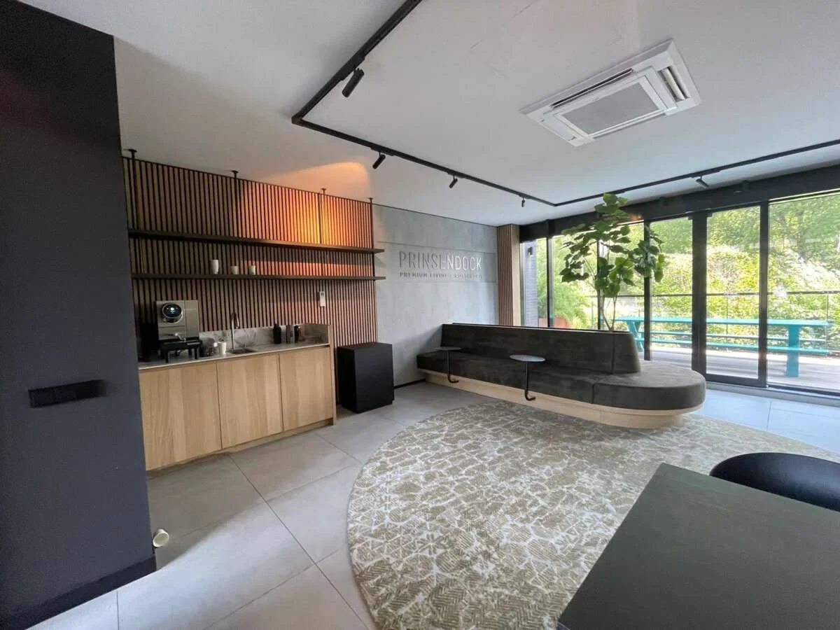 geblurde versie van de foto als achtergrond