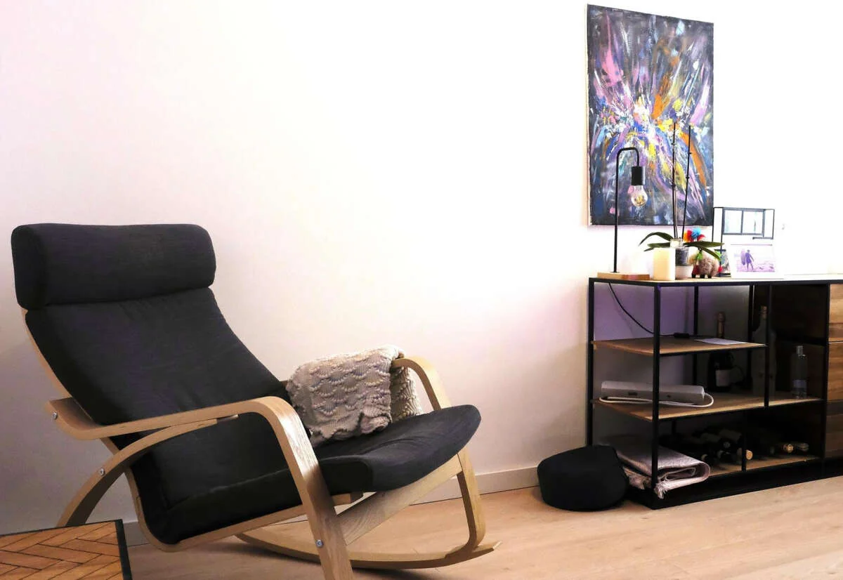 geblurde versie van de foto als achtergrond