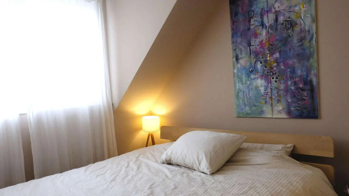 geblurde versie van de foto als achtergrond