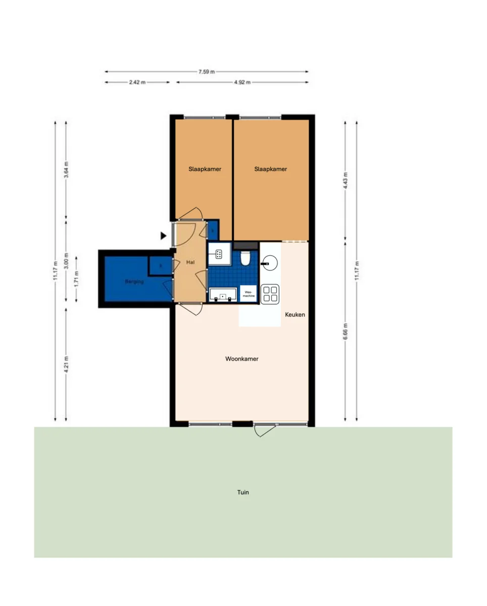 Foto van de Appartement gelegen aan de Barbusselaan in Amsterdam