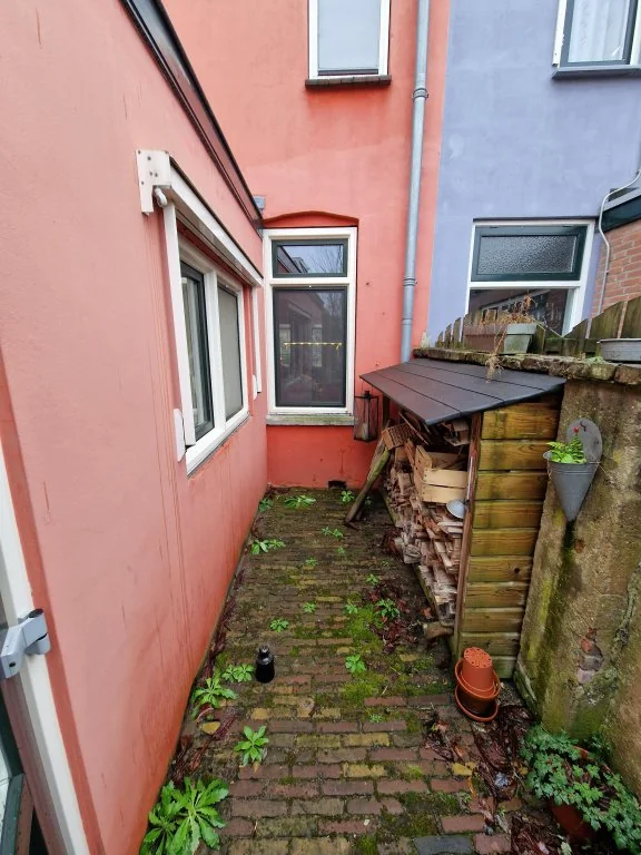 geblurde versie van de foto als achtergrond