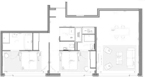 Foto van de Appartement gelegen aan de Valkenburgerstraat in Amsterdam