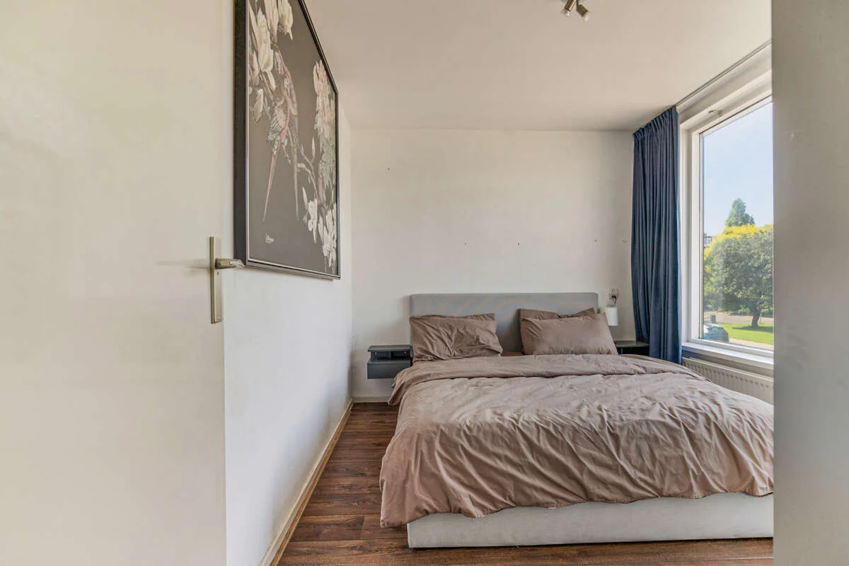 geblurde versie van de foto als achtergrond