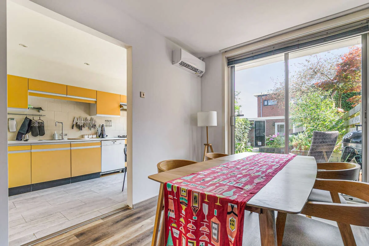 geblurde versie van de foto als achtergrond