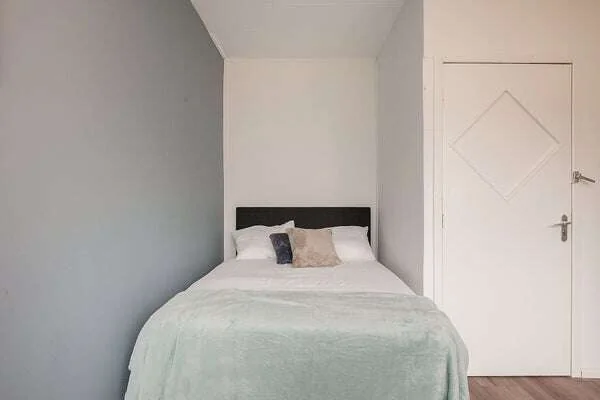 geblurde versie van de foto als achtergrond