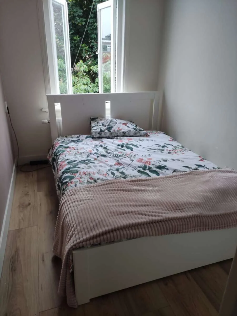 geblurde versie van de foto als achtergrond