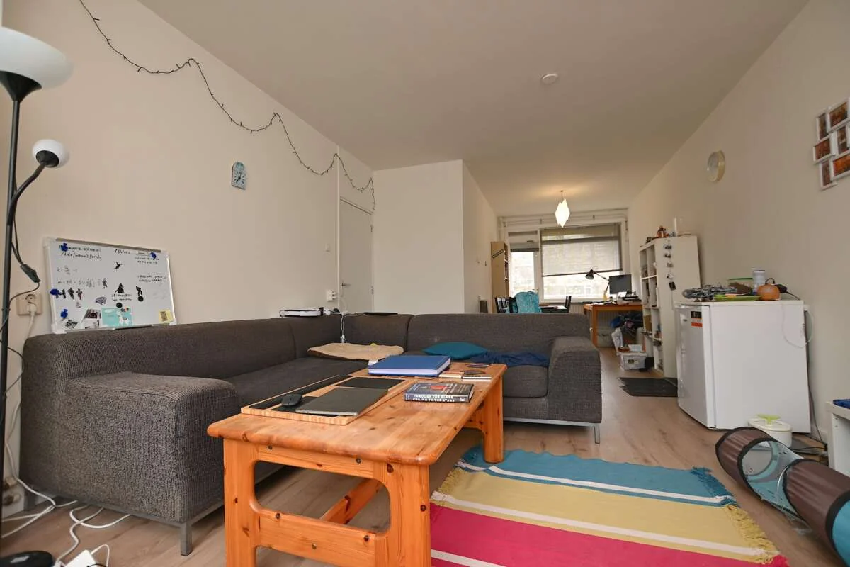 geblurde versie van de foto als achtergrond