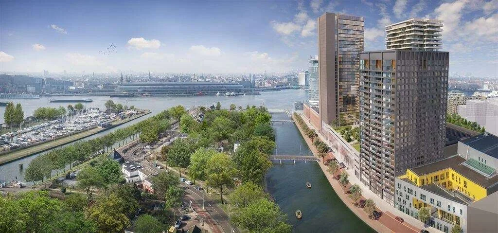 Foto van de Appartement gelegen aan de Badhuiskade in Amsterdam