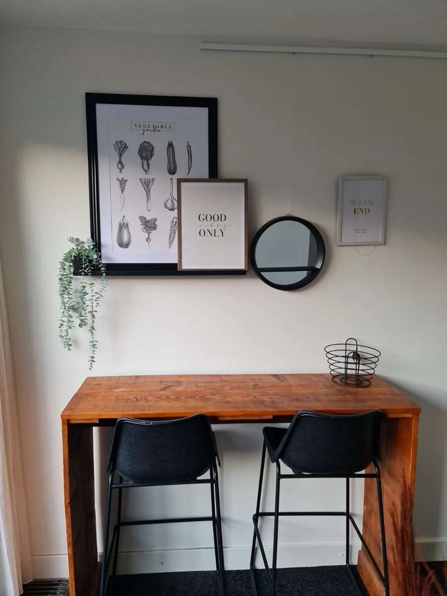 geblurde versie van de foto als achtergrond