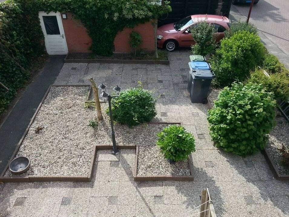 geblurde versie van de foto als achtergrond