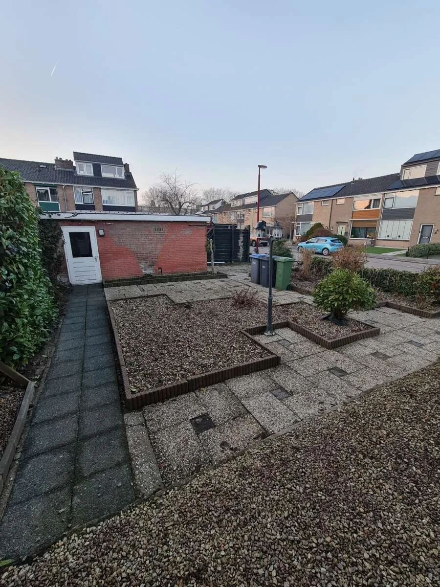 geblurde versie van de foto als achtergrond