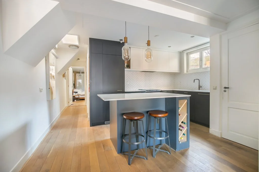 geblurde versie van de foto als achtergrond