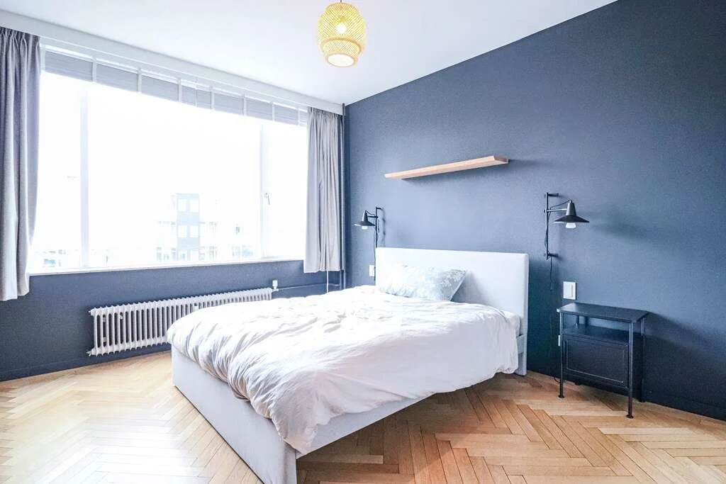 geblurde versie van de foto als achtergrond