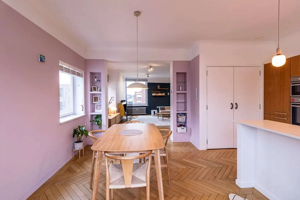 geblurde versie van de foto als achtergrond