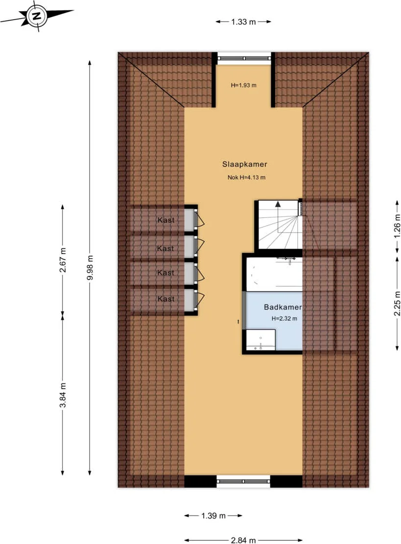 Foto van de Appartement gelegen aan de Jansstraat in Haarlem