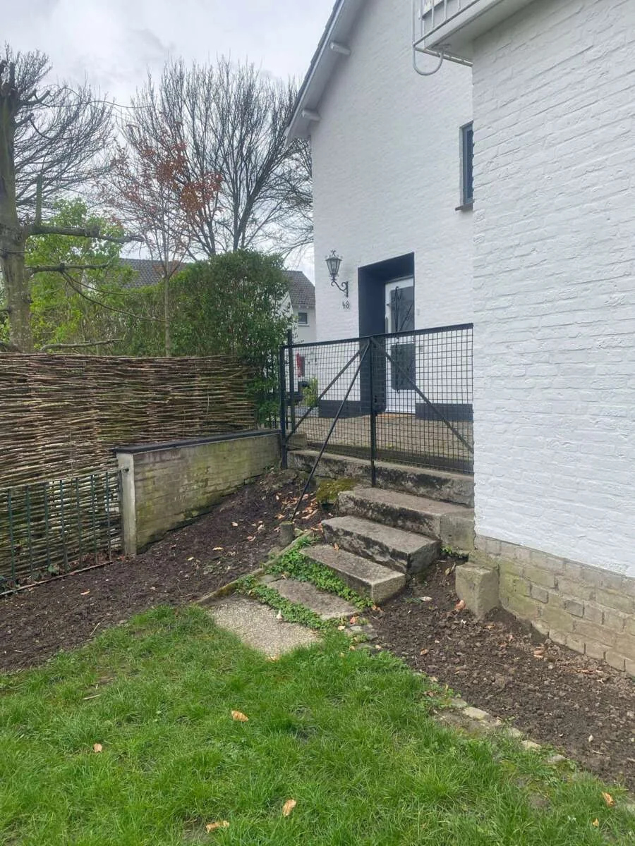 geblurde versie van de foto als achtergrond