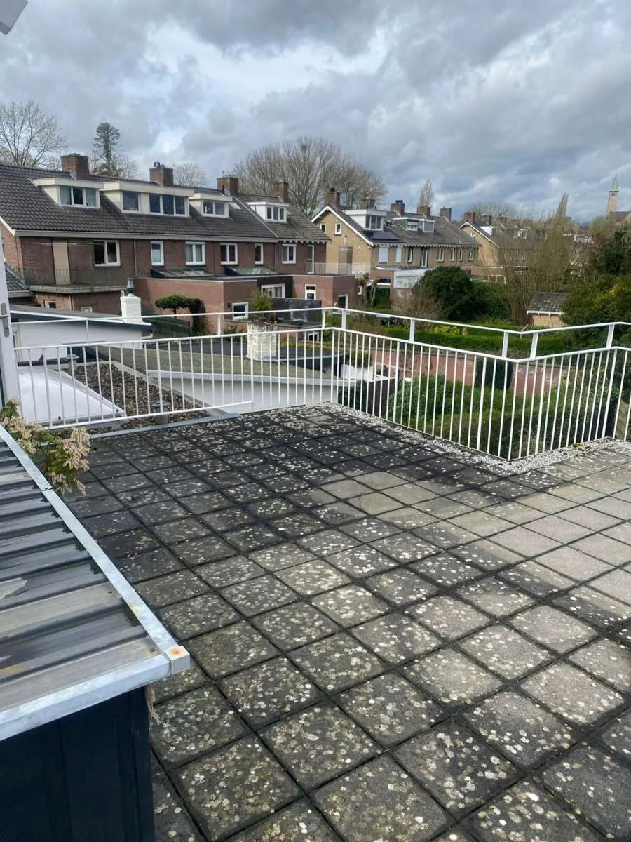 geblurde versie van de foto als achtergrond