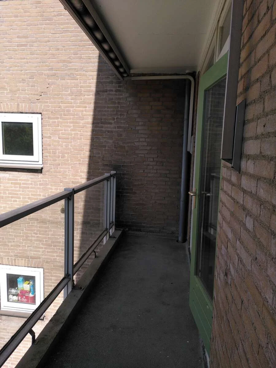 geblurde versie van de foto als achtergrond