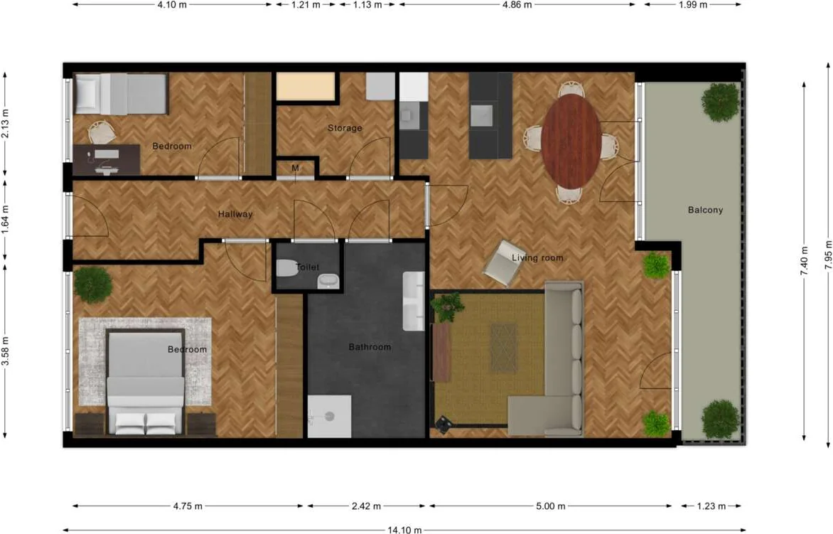 Foto van de Appartement gelegen aan de Ir Kalffstraat in Eindhoven