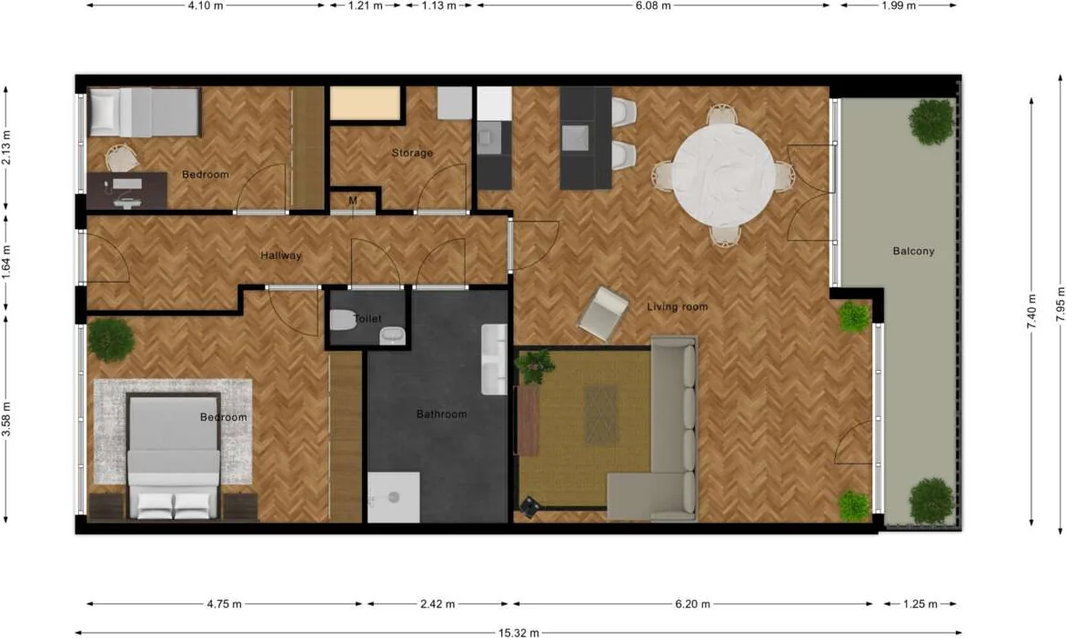 Foto van de Appartement gelegen aan de Ir Kalffstraat in Eindhoven
