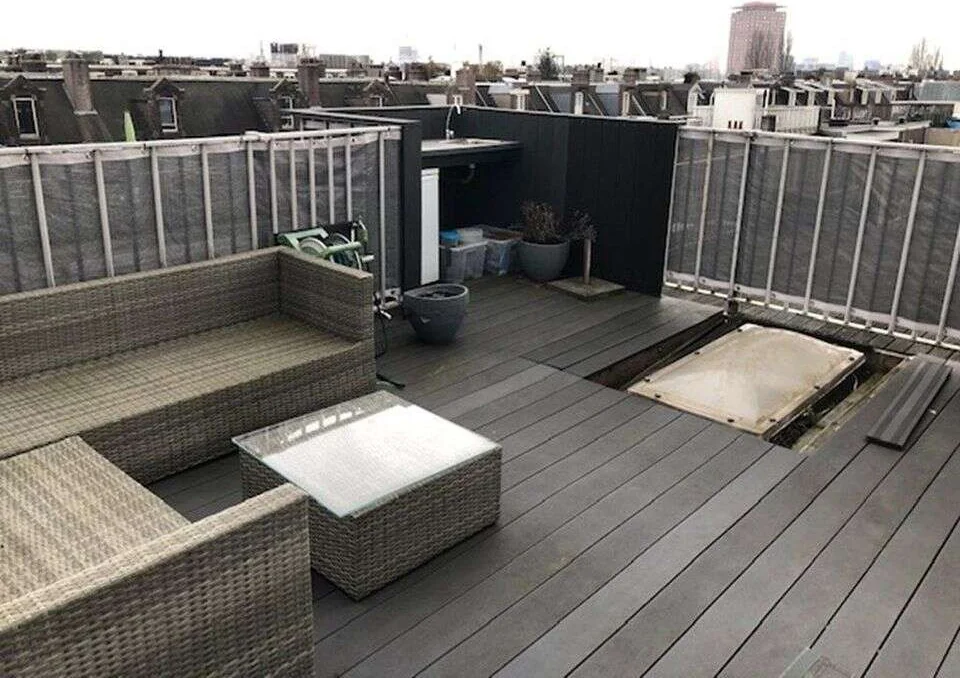 geblurde versie van de foto als achtergrond