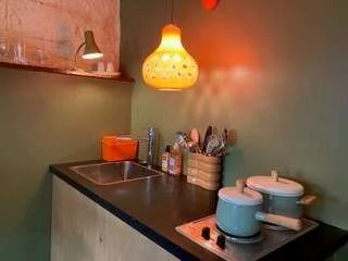 geblurde versie van de foto als achtergrond