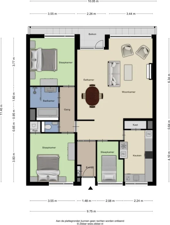 Foto van de Appartement gelegen aan de Socrateslaan in Den Bosch