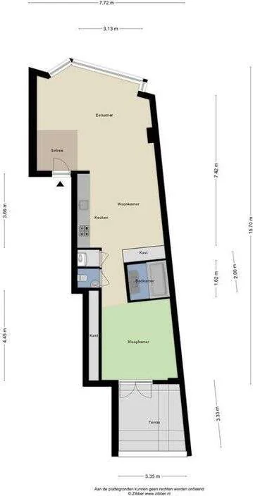 Foto van de Appartement gelegen aan de Wycker Brugstraat in Maastricht