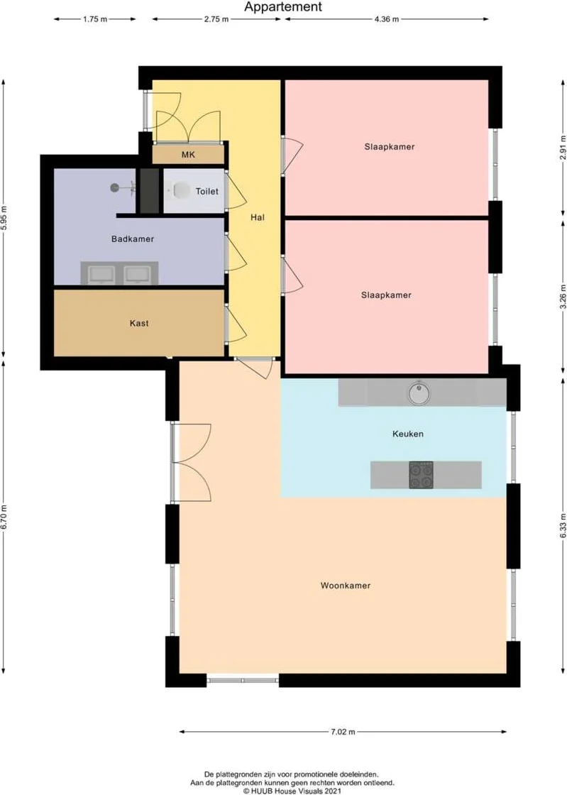 Foto van de Appartement gelegen aan de Beneluxlaan in Almere