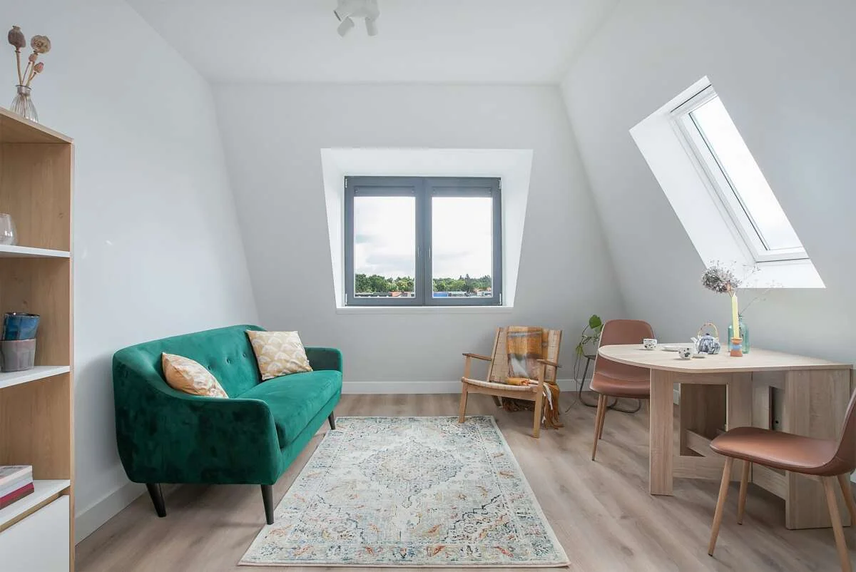 geblurde versie van de foto als achtergrond