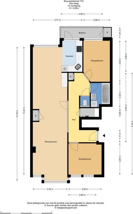 Foto van de Appartement gelegen aan de Stuyvesantstraat in Den Haag