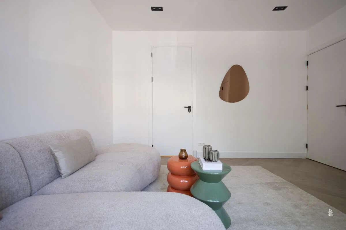 geblurde versie van de foto als achtergrond