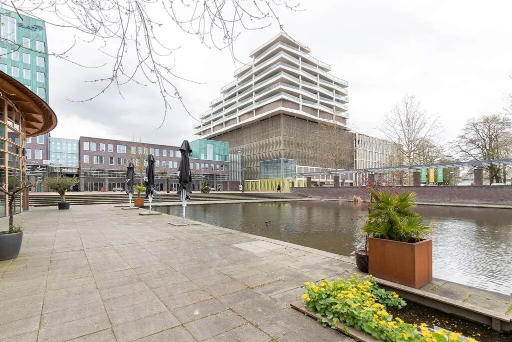 geblurde versie van de foto als achtergrond