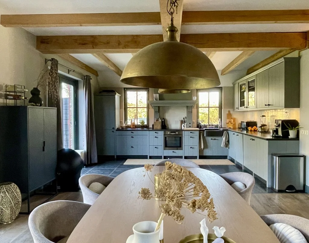 geblurde versie van de foto als achtergrond