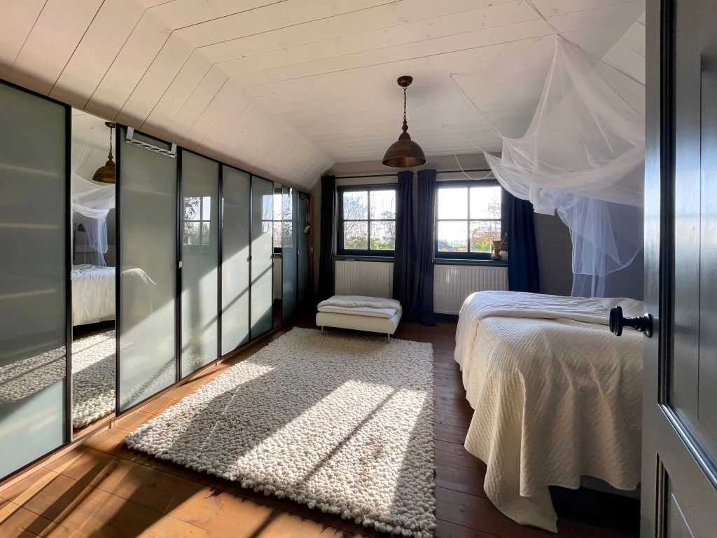 geblurde versie van de foto als achtergrond