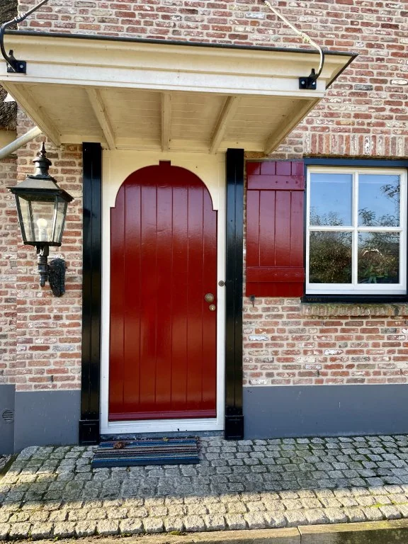 geblurde versie van de foto als achtergrond