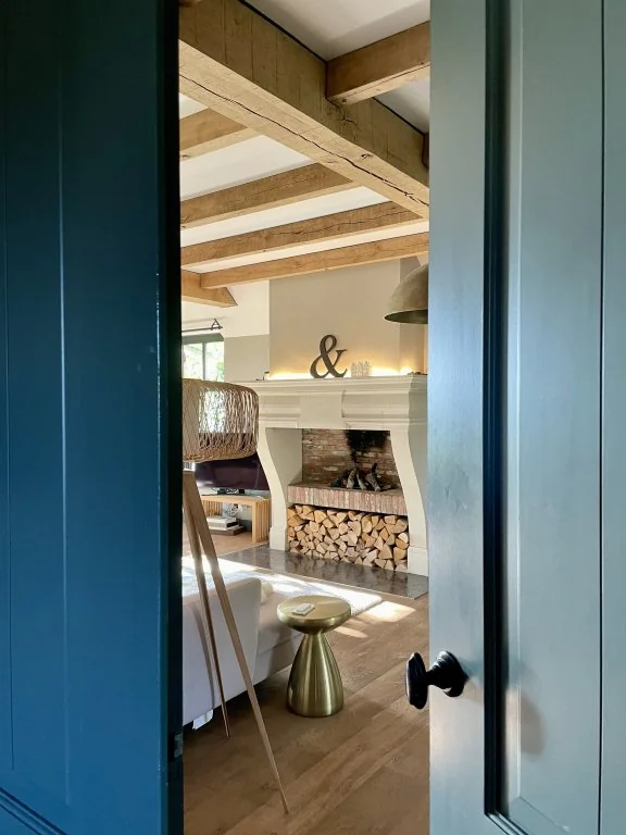 geblurde versie van de foto als achtergrond