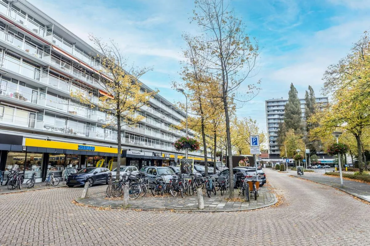 geblurde versie van de foto als achtergrond