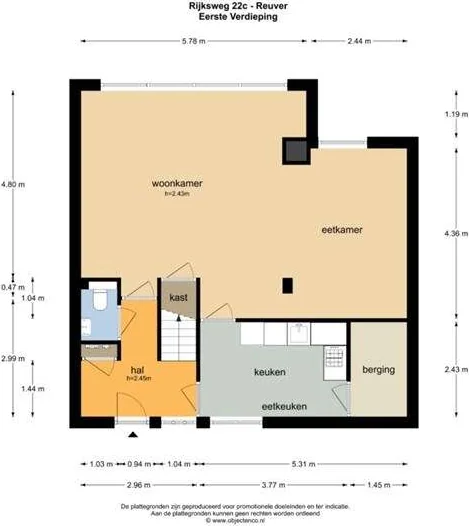 Foto van de Appartement gelegen aan de Rijksweg in Reuver