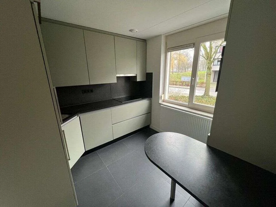 geblurde versie van de foto als achtergrond