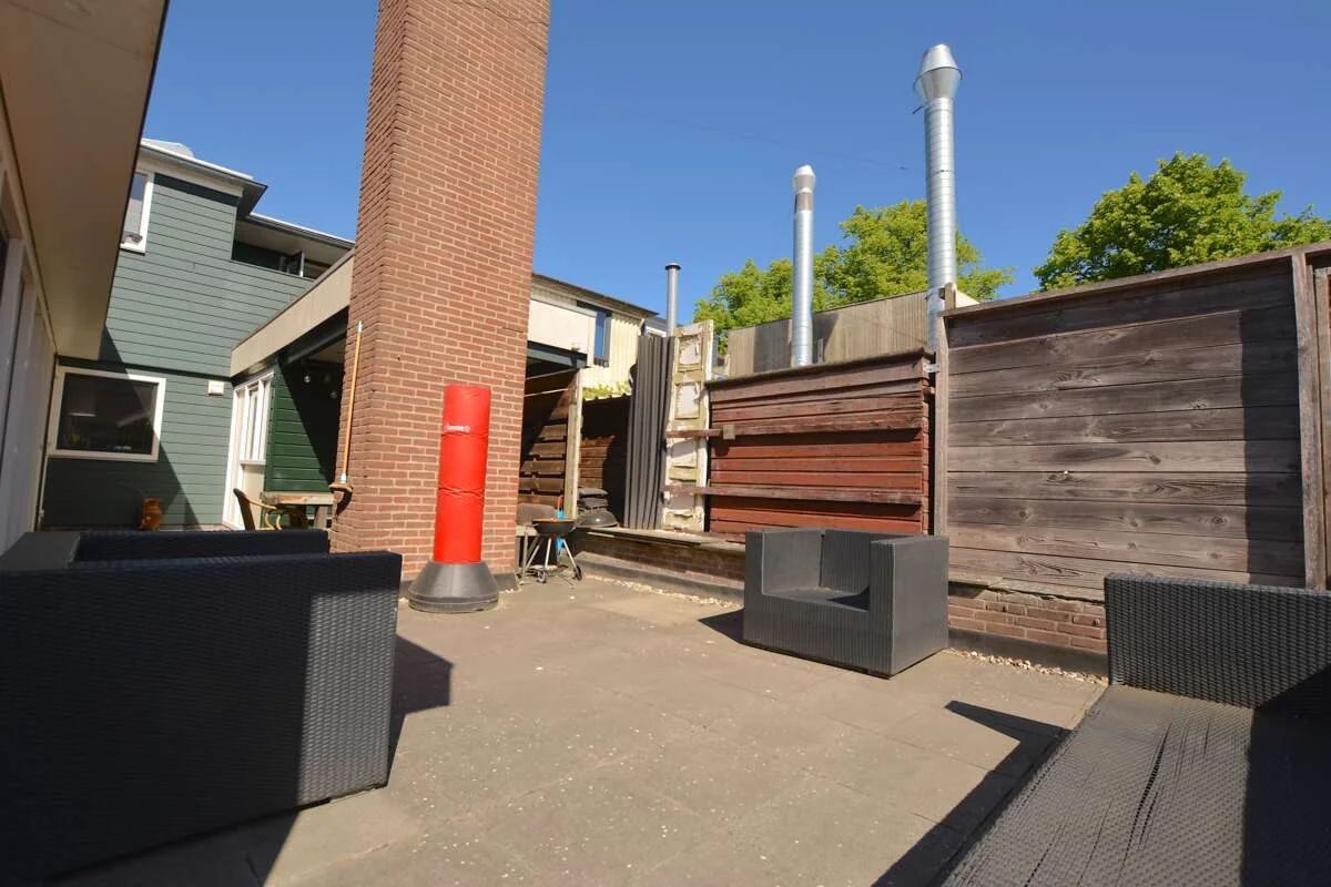 geblurde versie van de foto als achtergrond