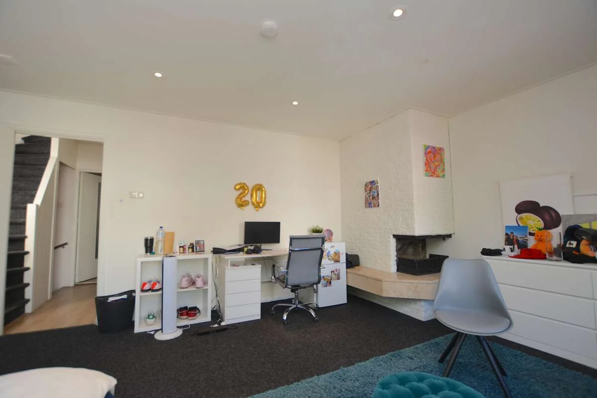 geblurde versie van de foto als achtergrond