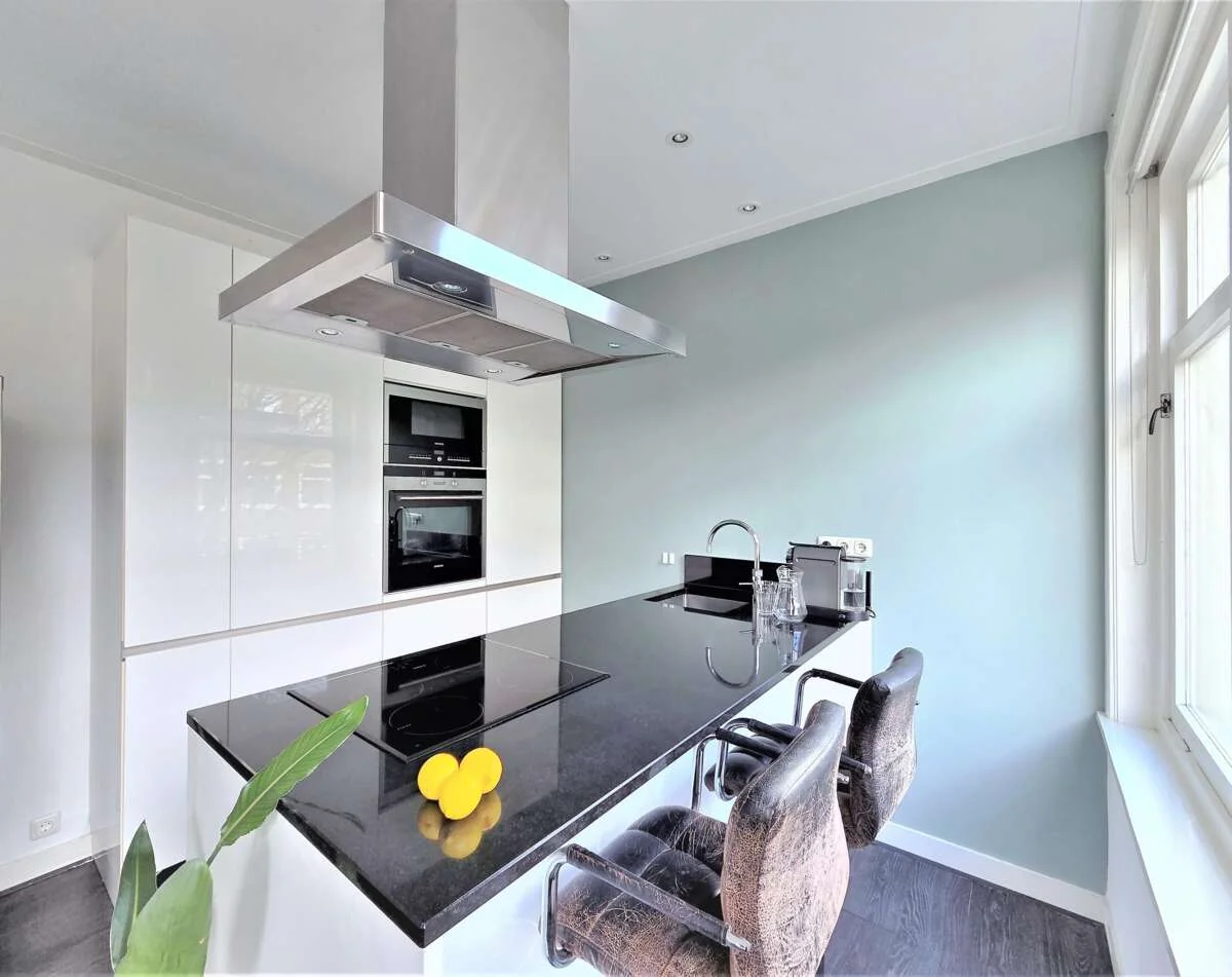 geblurde versie van de foto als achtergrond