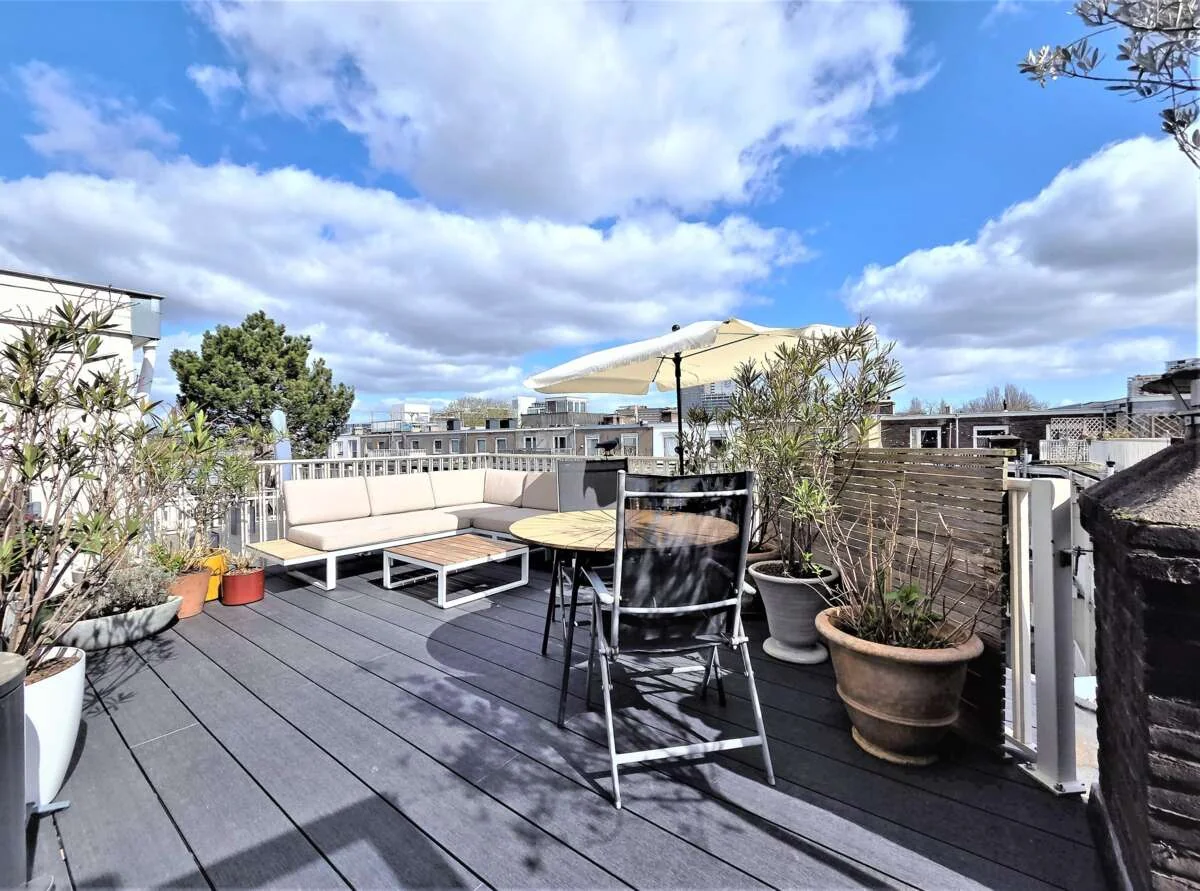 geblurde versie van de foto als achtergrond