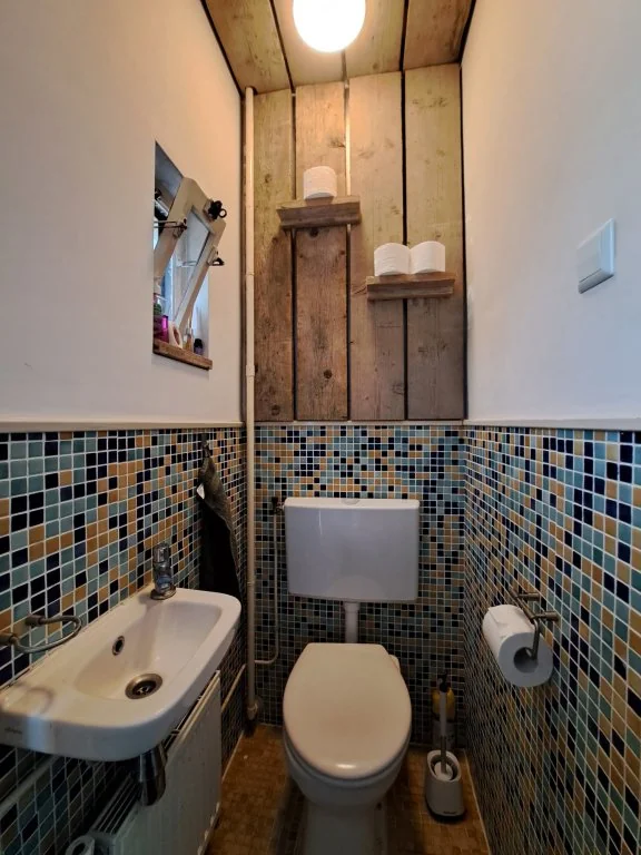 geblurde versie van de foto als achtergrond