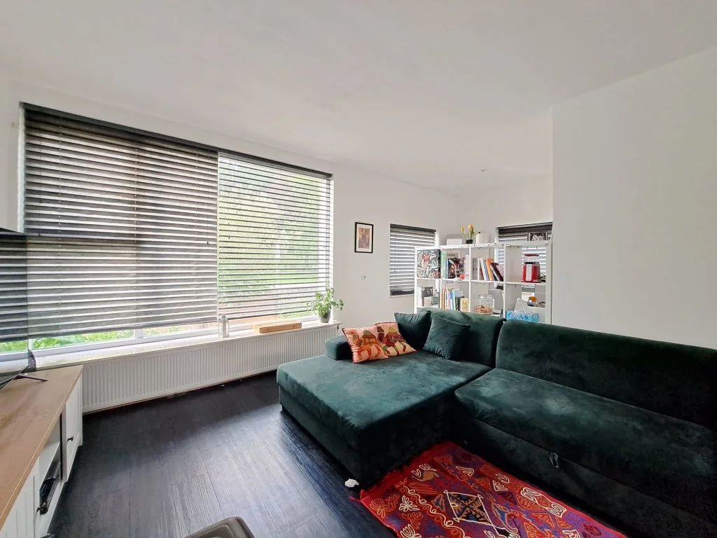 geblurde versie van de foto als achtergrond