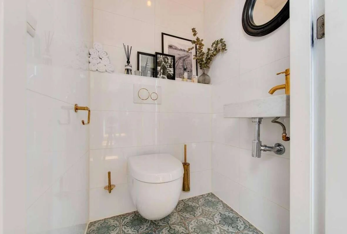 geblurde versie van de foto als achtergrond