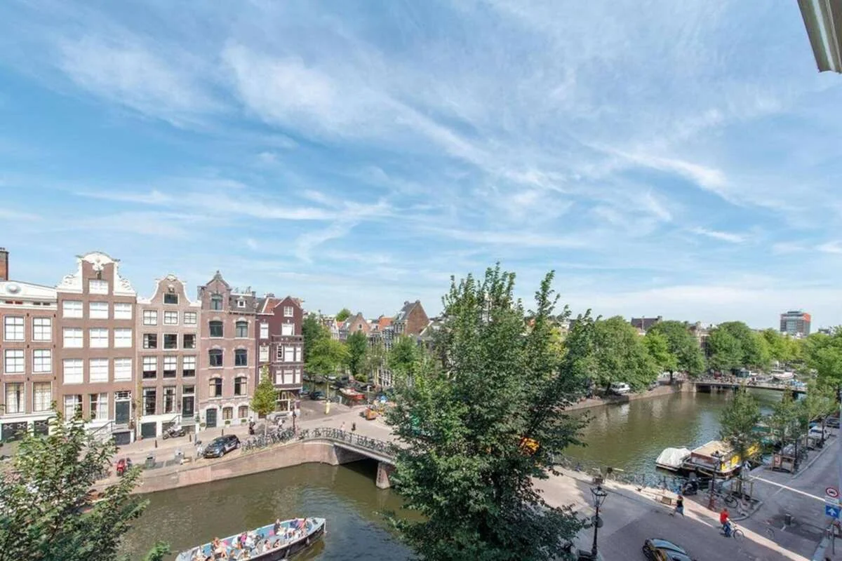 geblurde versie van de foto als achtergrond